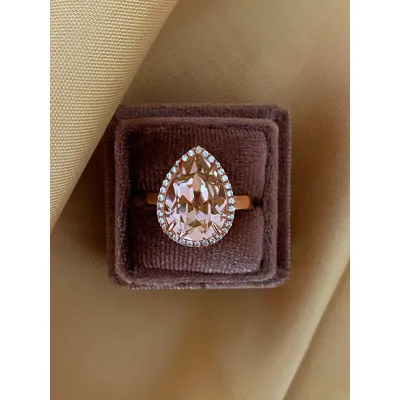 Mademoiselle Rosette Ring / Vintage Rose