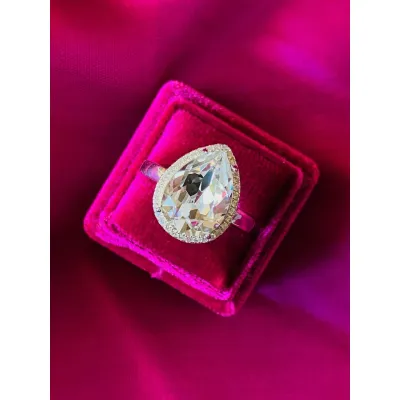 Mademoiselle Rosette Ring / Crystal