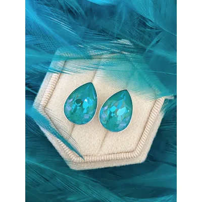 Carmen Drop Stud Earrings / Laguna Delite