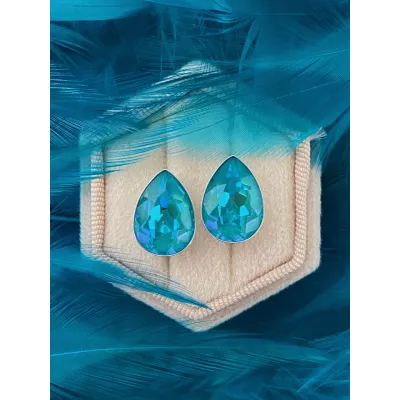 Carmen Drop Stud Earrings / Laguna Delite