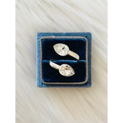 Ariel Mini - Δακτυλίδι από Ασήμι 925 & Κρύσταλλα Swarovski Crystal
