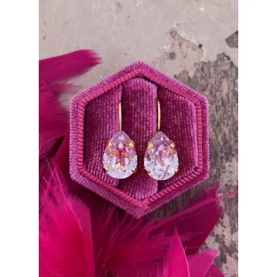 Carmen Drop Mini Earrings - Light Amethyst