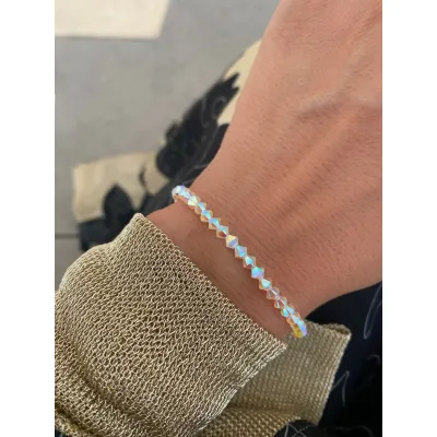 Cassidy - Βραχιόλι από Κρύσταλλα Swarovski Iridescent