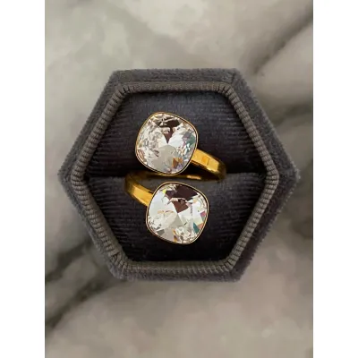 Coco - Δακτυλίδι από Ασήμι 925 & Κρύσταλλα Swarovski Crystal