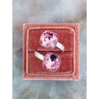 Coco Double Glow Ring / Light Rose