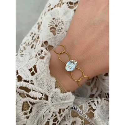 Esmeralda - Βραχιόλι με Κρύσταλλο Swarovski Crystal