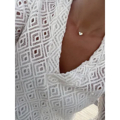 Heart Necklace / Crystal