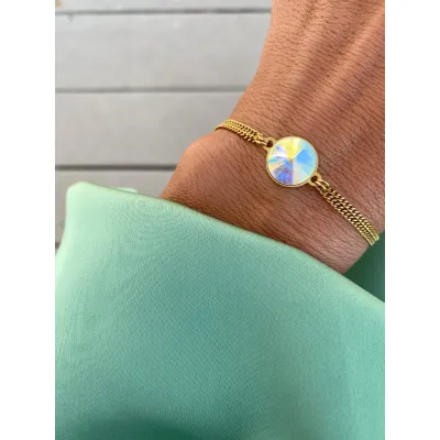 Iris - Βραχιόλι με Κρύσταλλο Swarovski Iridescent