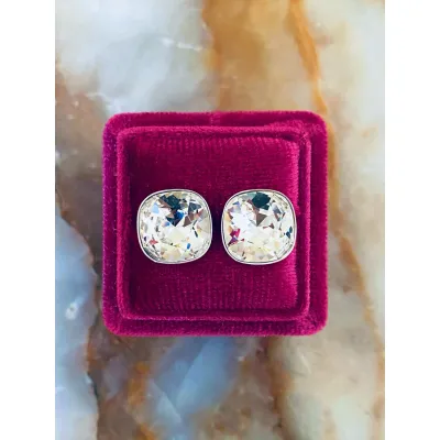 Coquette - Καρφωτά Σκουλαρίκια με Κρύσταλλο Swarovski Crystal 