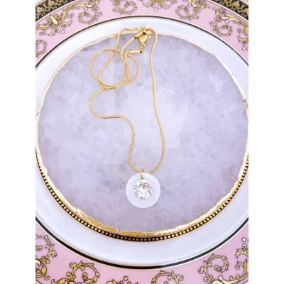 Miranda Mini Pendant / Crystal