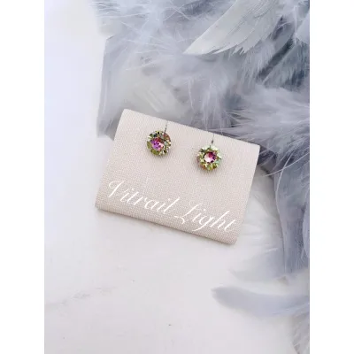 Louisa Stud Earrings / Purple Shades