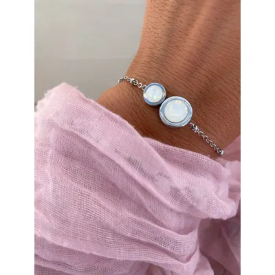 Naomi Bracelet / White Opal