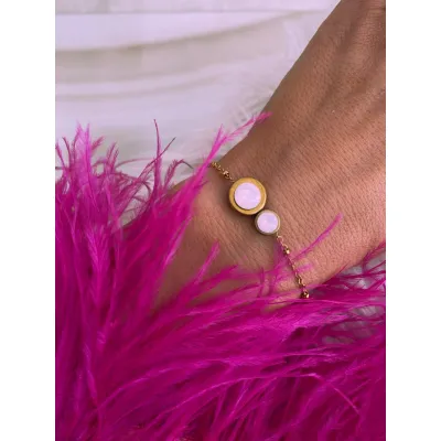 Naomi Bracelet / Rose Water Opal