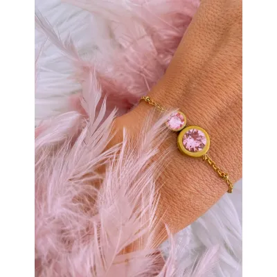 Naomi Bracelet / Light Rose