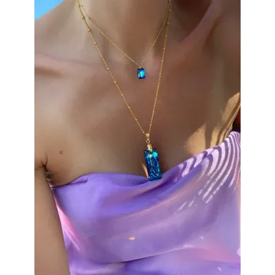 Iconia Mini Pendant / Bermuda Blue