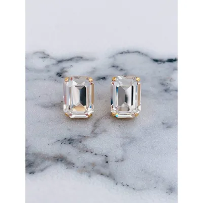 Vindemia - Σκουλαρίκια Καρφωτά με Κρύσταλλο Swarovski Crystal