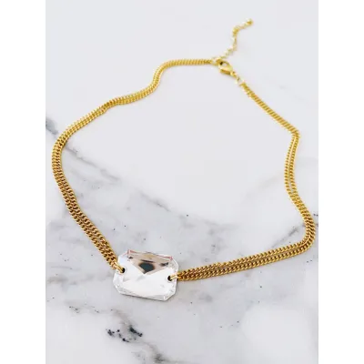 Vindemia Choker - Κολιέ Τσόκερ με Κρύσταλλο Swarovski Crystal