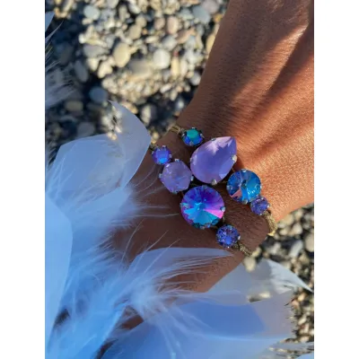 Lilac Dream- Σετ Βραχιολιών με Κρύσταλλα Swarovski