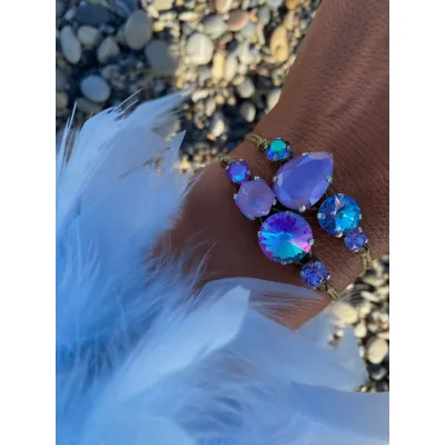 Lilac Dream- Σετ Βραχιολιών με Κρύσταλλα Swarovski