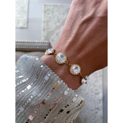 Angelina -Βραχιόλι με Κρύσταλλα Swarovski Crystal