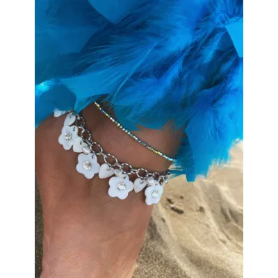 Sparkling Princess - Λαμπερό Βραχιόλι Ποδιού με Κρύσταλλα Swarovski