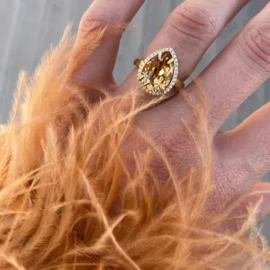 Mademoiselle Rosette Ring / Topaz