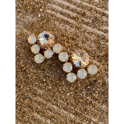 Beatrice - Σκουλαρίκια με Κρύσταλλα Swarovski Silk
