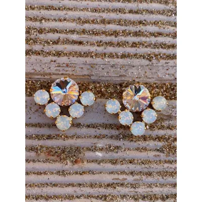 Beatrice - Σκουλαρίκια με Κρύσταλλα Swarovski Silk