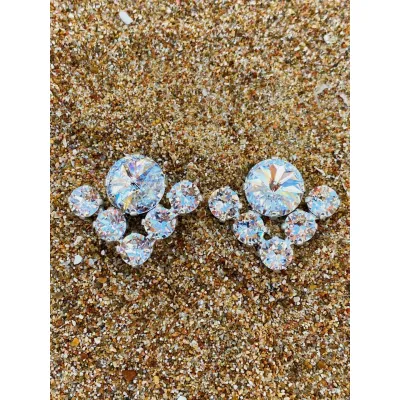 Beatrice - Σκουλαρίκια με Κρύσταλλα Swarovski Crystal