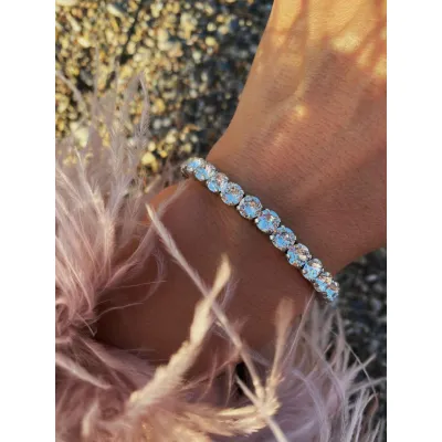 Beatrice Mini / Βραχιόλι Ριβιέρα με Κρύσταλλα Swarovski Crystal