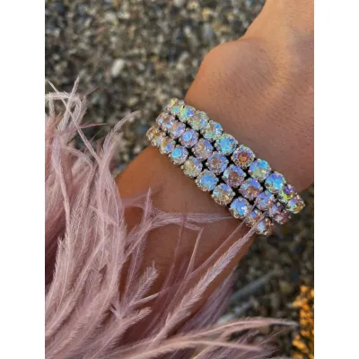 Beatrice Mini / Βραχιόλι Ριβιέρα με Κρύσταλλα Swarovski Shimmer