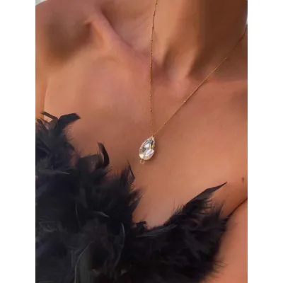 Seraphina Lariat - Κολιέ Γραβάτα με Κρύσταλλο Swarovski Crystal
