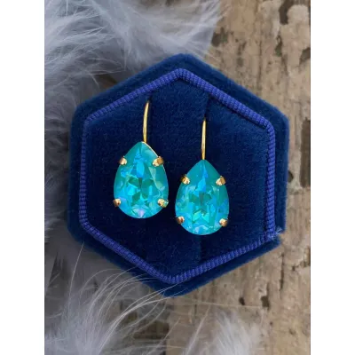 Carmen Drop Mini Earrings - Laguna Delite