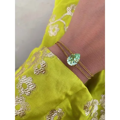 Carmen Drop Bracelet / Chrysolite