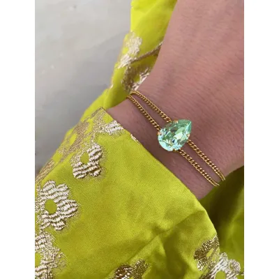 Carmen Drop Bracelet / Chrysolite