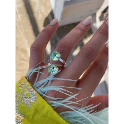 Coco Double Glow Ring / Chrysolite