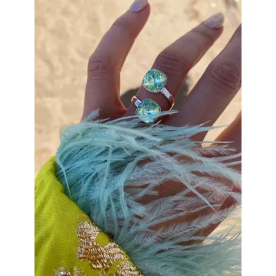 Coco Double Glow Ring / Chrysolite