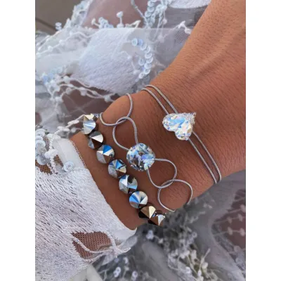 Rebecca Bracelet / Silver Shade