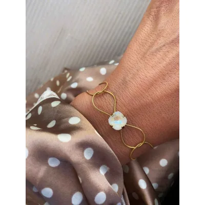 Rebecca Bracelet / Light Grey Delite
