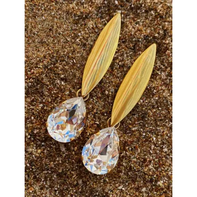 Eleanor Earrings / Crystal