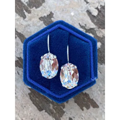 Esmeralda - Κρεμαστά Σκουλαρίκια  με Κρύσταλλο Swarovski Crystal