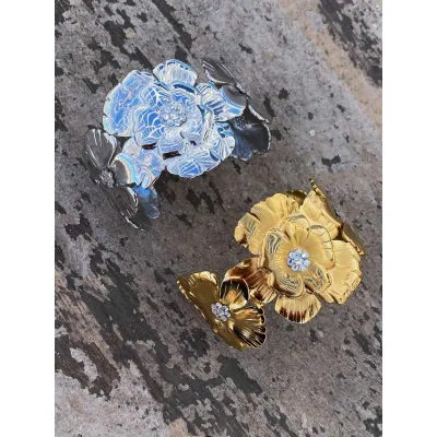 Flower Cuffs Bracelet