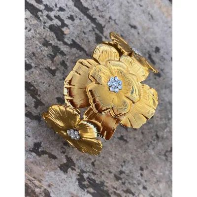 Flower Cuffs Bracelet