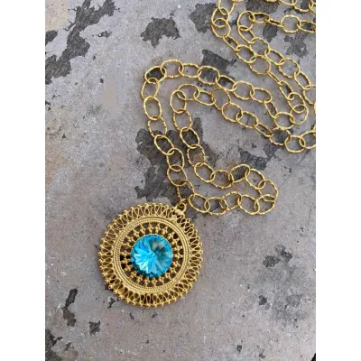 Gloria Pendant / Light Turquoise