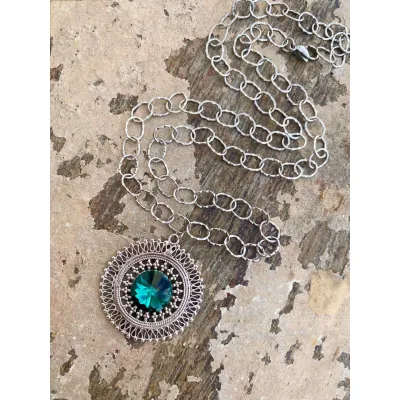 Gloria Pendant / Emerald