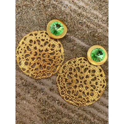 Layla Earrings / Peridot