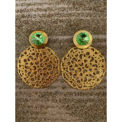 Layla Earrings / Peridot