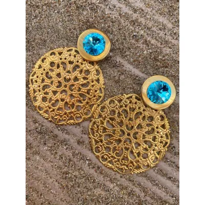 Layla Earrings / Light Turquoise