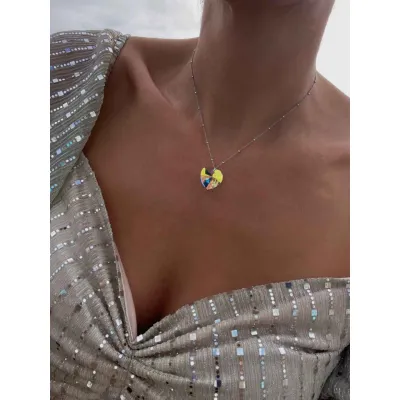 Heart Pendant / Iridescent