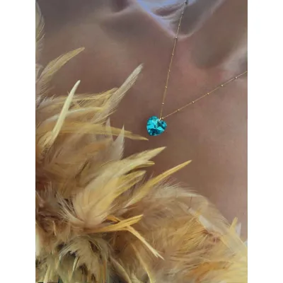 Heart Pendant / Light Turquoise